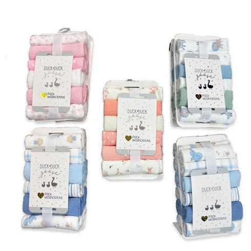 Infant Face Towel 12Pc Washcloths Set 17085 (Assorted)